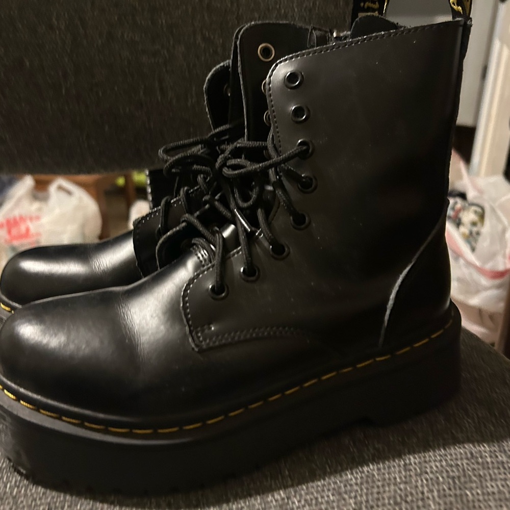 Dr. Martens Black Leather Boots